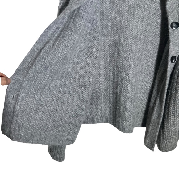 Sezane Emile Cardigan in Mottled Grey Small - Picture 5 of 9